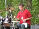 Derrick Flannigan Playing Drums